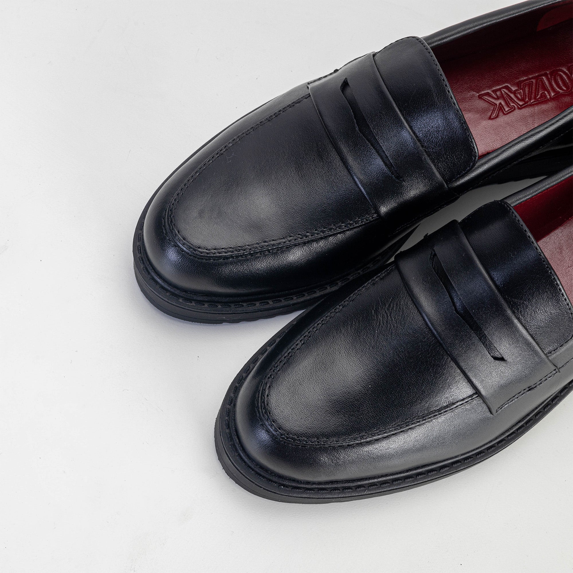 Volzak 0727 Black Leather Shoe