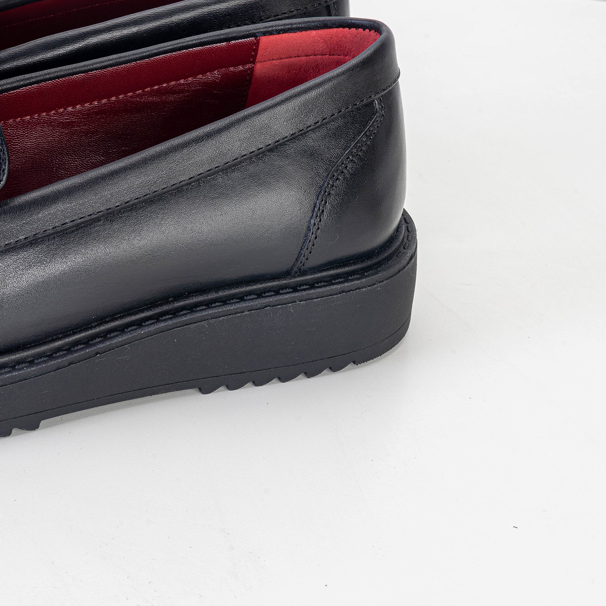 Volzak 0727 Black Leather Shoe