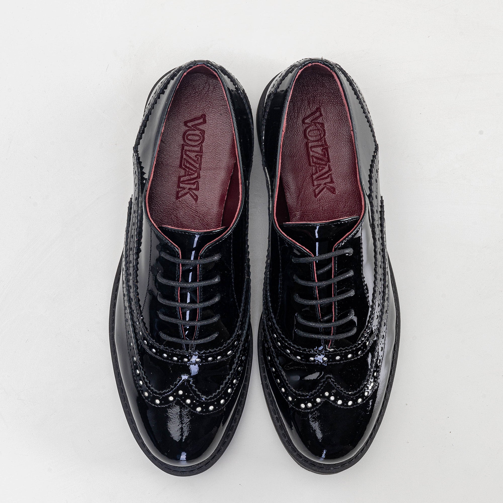 Volzak 0720 Black Patent Leather Shoe