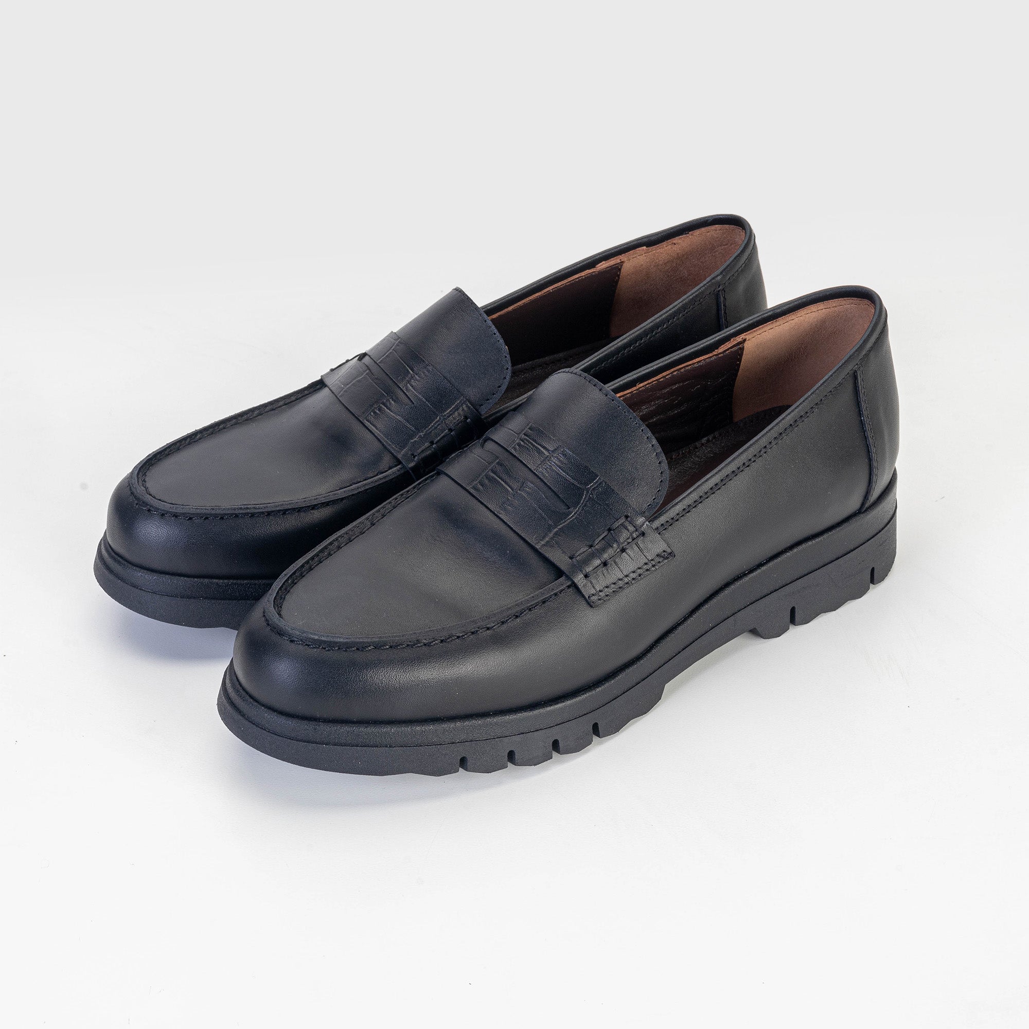 Volzak 120 Black Leather Shoe