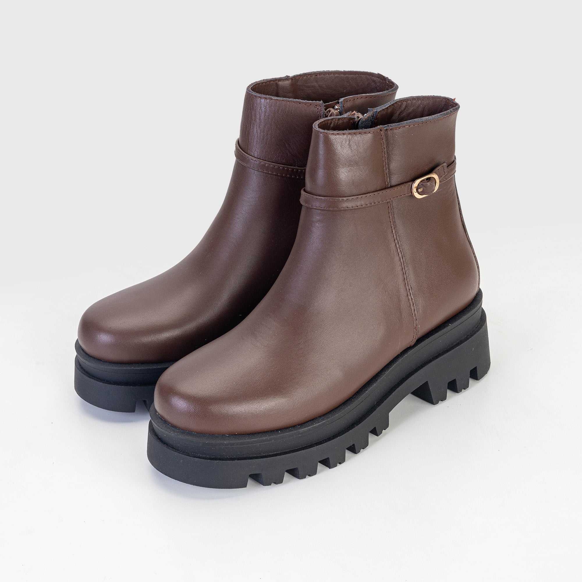 Volzak 3011 Bottine en cuir Marron