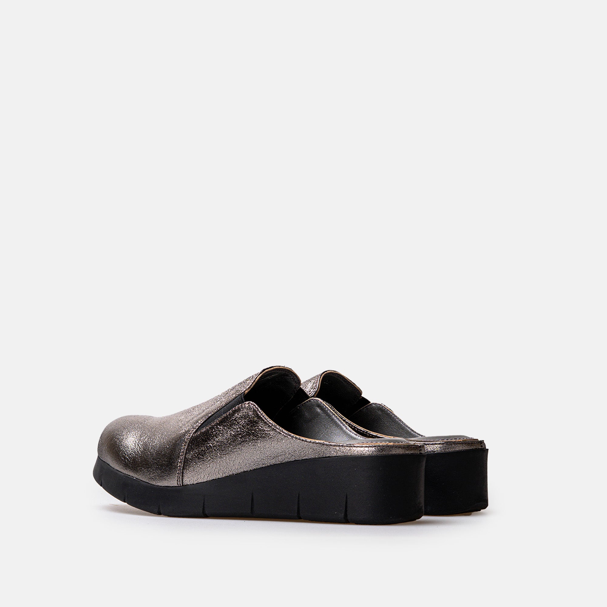 Volzak 06 Sabot en cuir Platinium