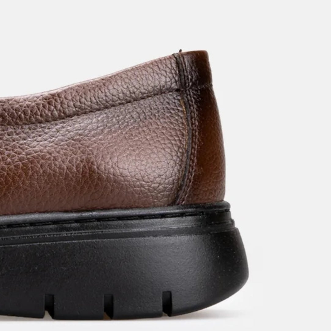 Volzak 5518 chaussure en cuir Marron Grainé