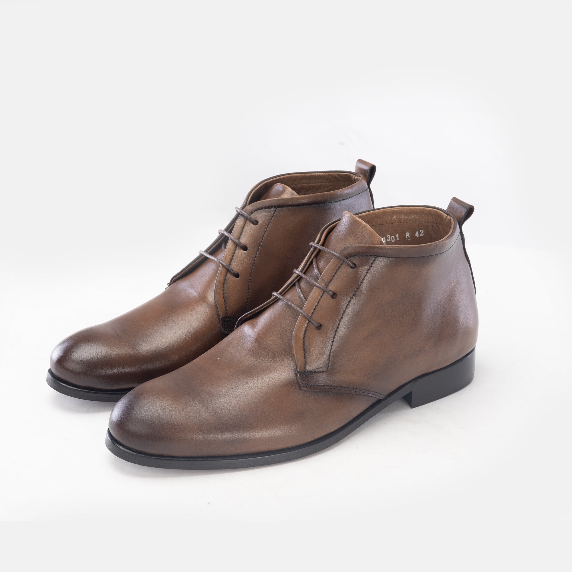 Volzak 1301s Vintage Brown Leather Ankle Boot