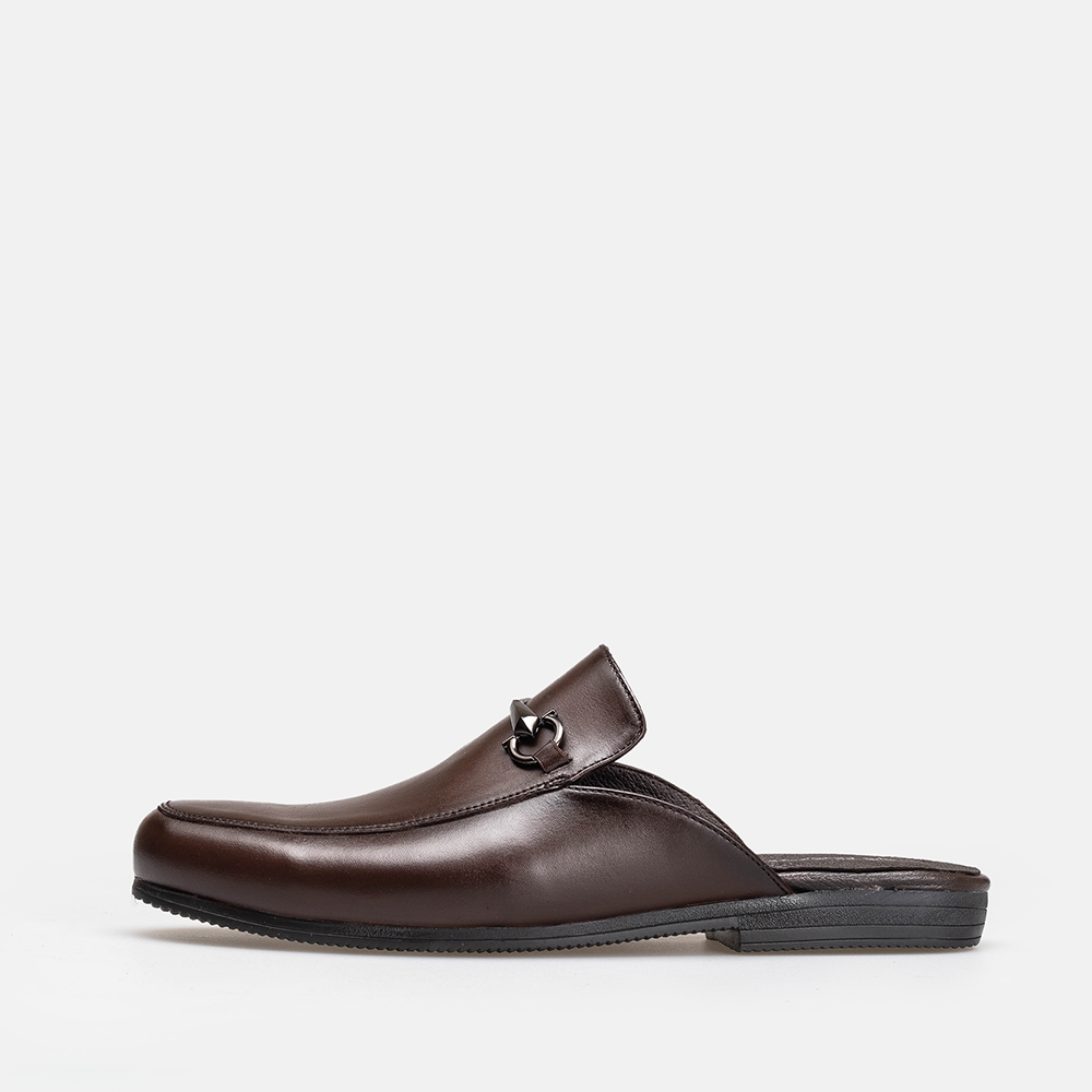 Volzak 5403 Mule en cuir Marron