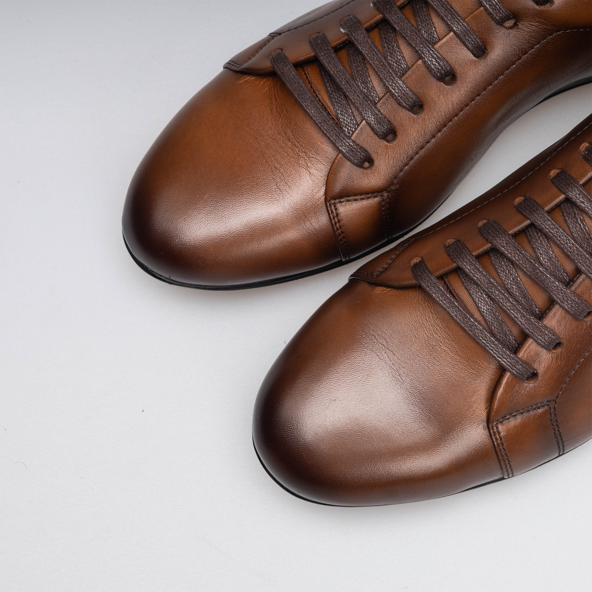 Volzak 5404 chaussure en cuir Marron Vintage