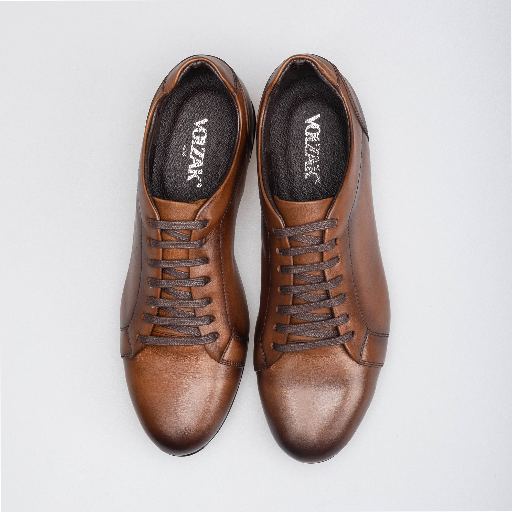 Volzak 5404 chaussure en cuir Marron Vintage