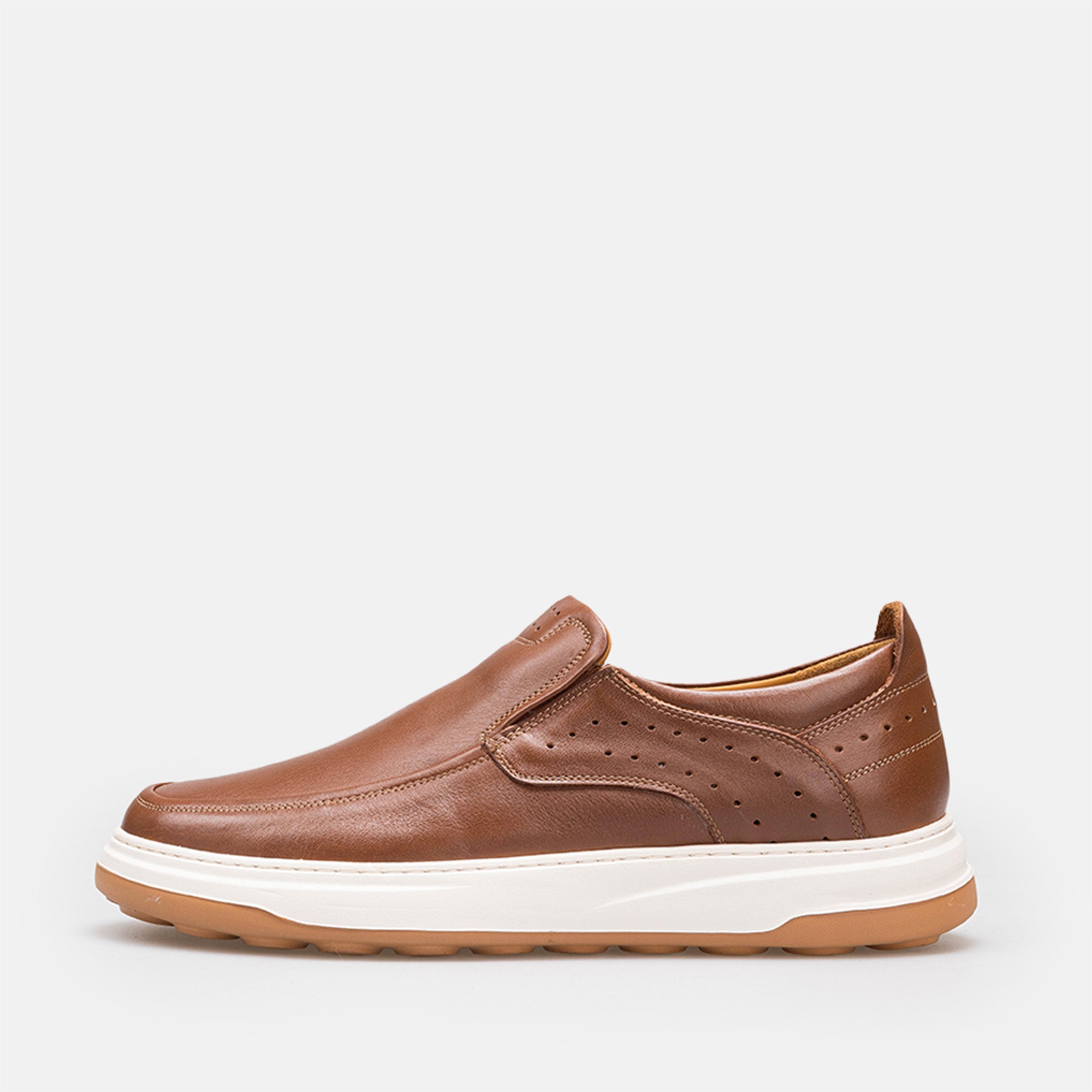 Volzak 3072 basket en cuir Camel