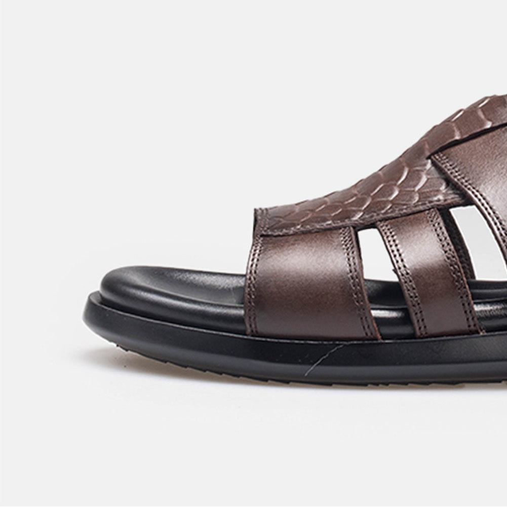 Volzak 5406 Sandale en cuir Marron