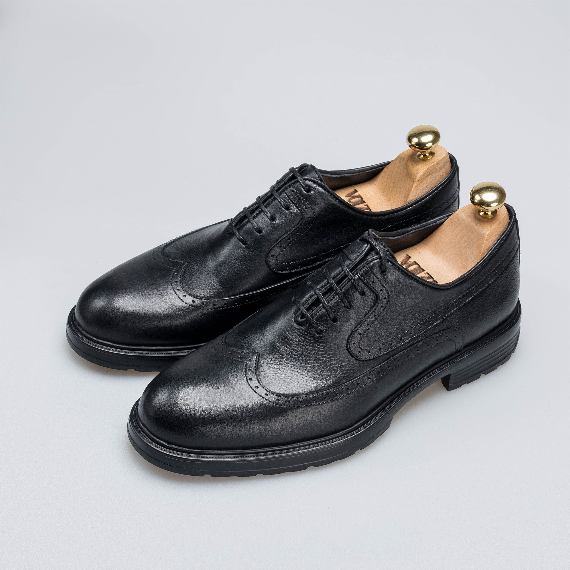 Volzak 314 Black Leather Shoe