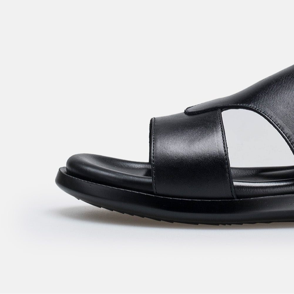 Volzak 5409 Sandale en cuir Noir