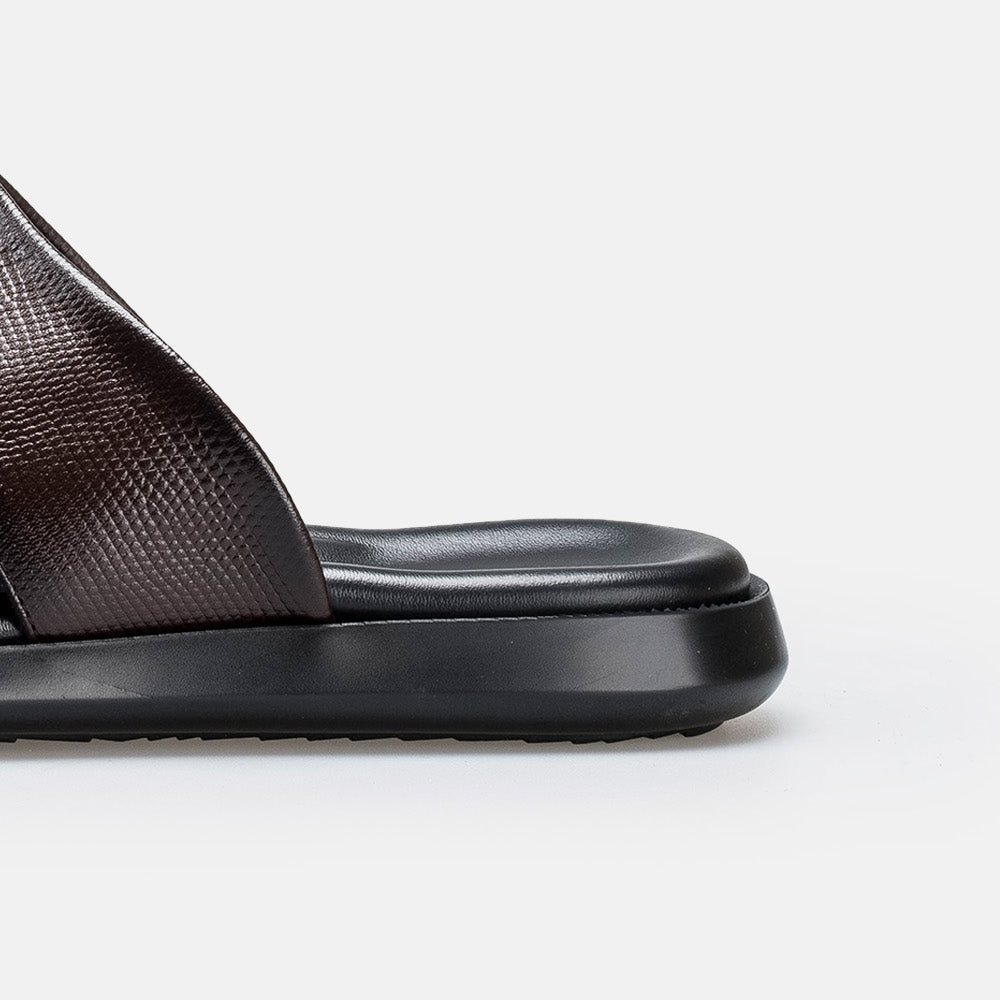 Volzak 5408 Sandale en cuir Marron