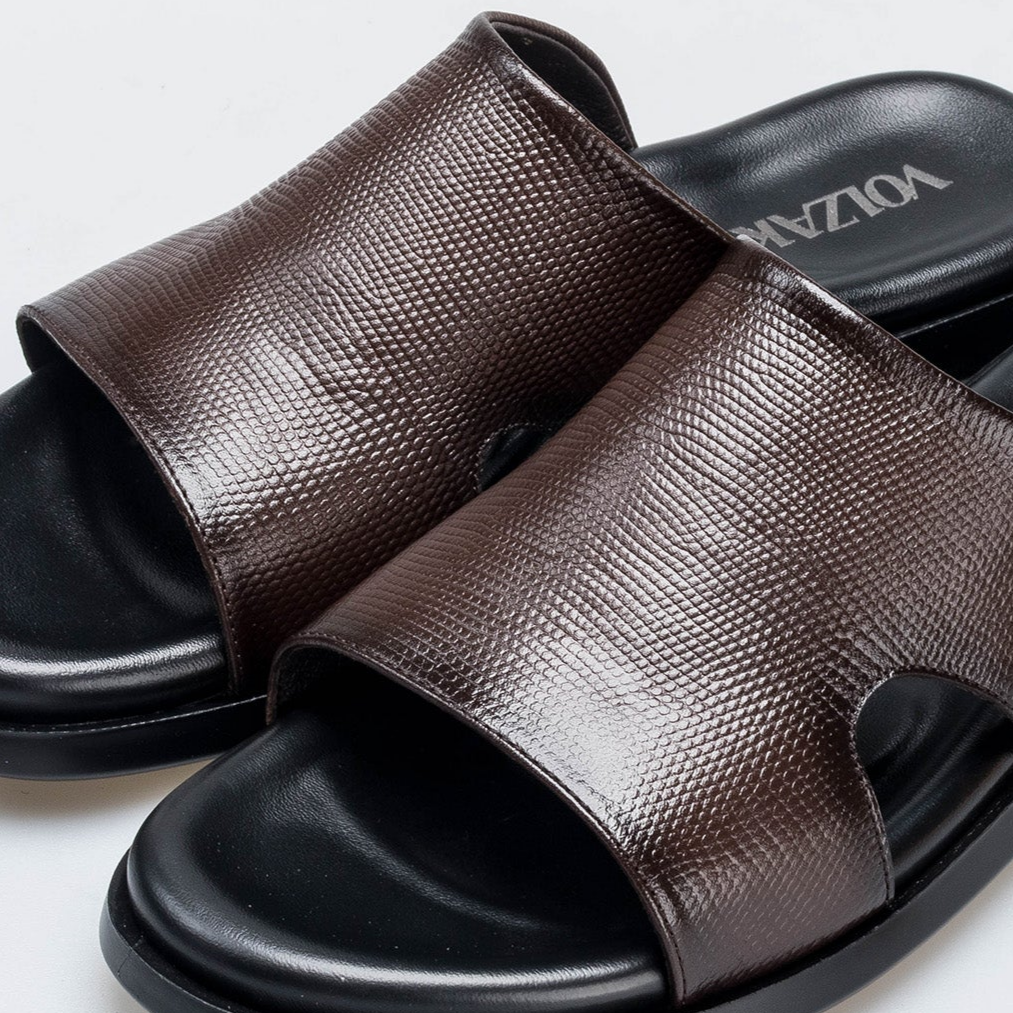 Volzak 5408 Sandale en cuir Marron