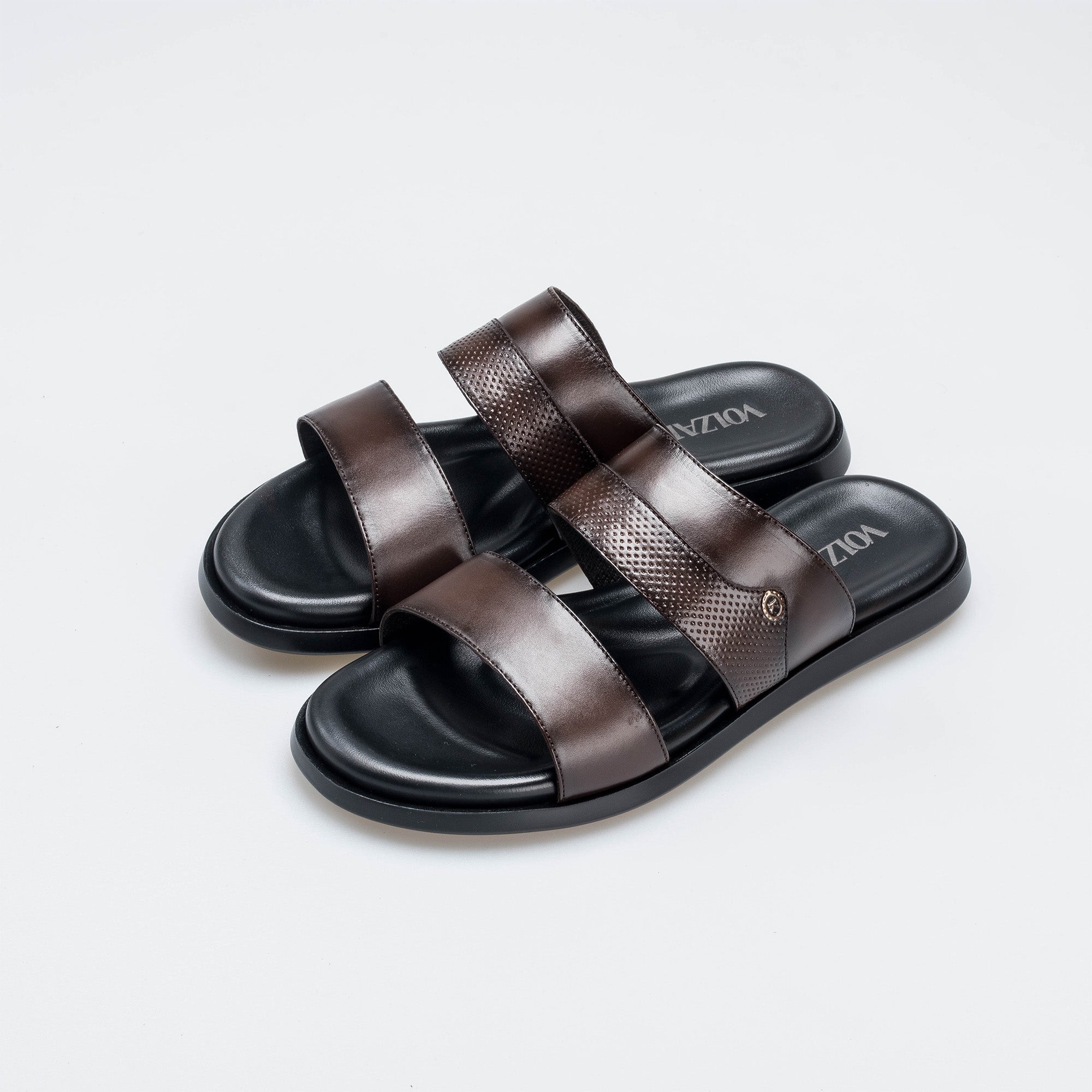 Volzak 5410 Sandale en cuir Marron