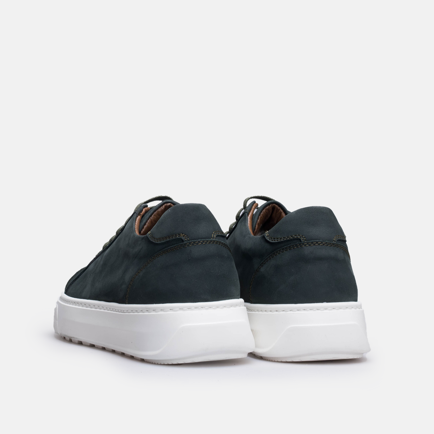 Volzak 6041 Basket en nubuck Vert foncé