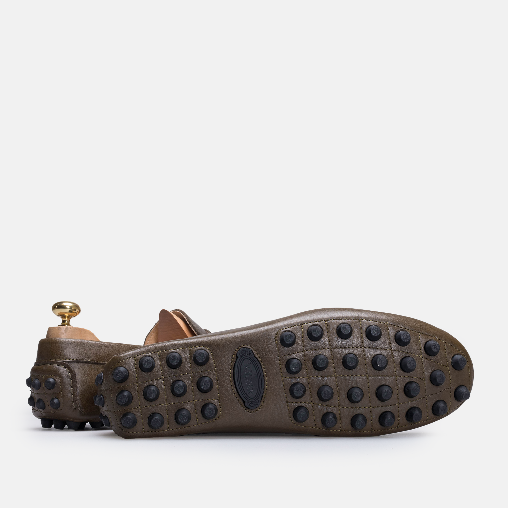 Volzak 2000 Mocassin en cuir Vert