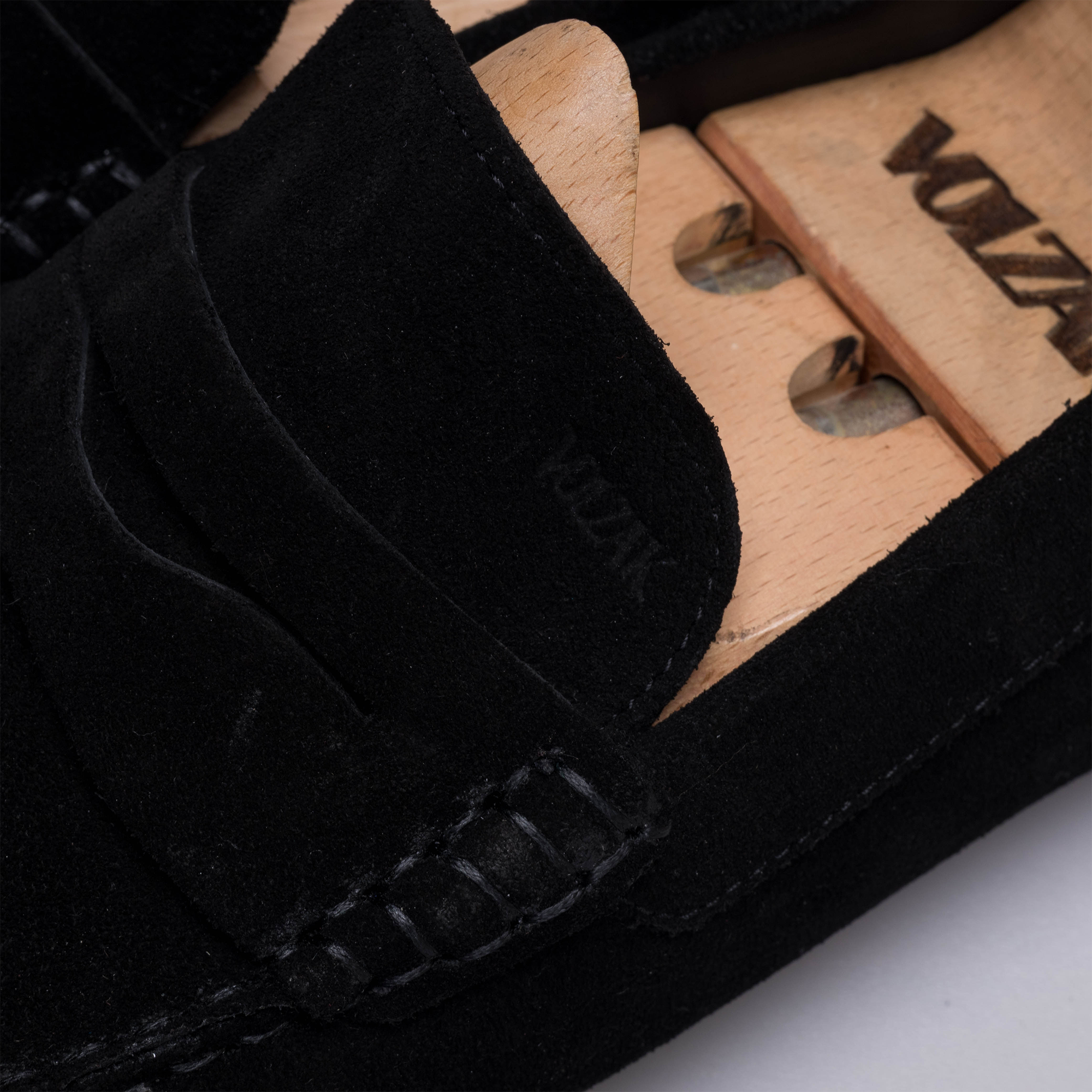 Volzak 2000 Mocassin en daim Noir