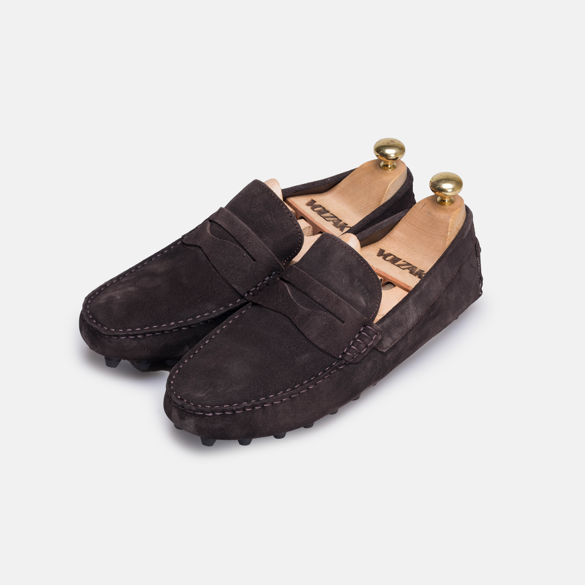 Volzak 2000 Mocassin en daim Marron