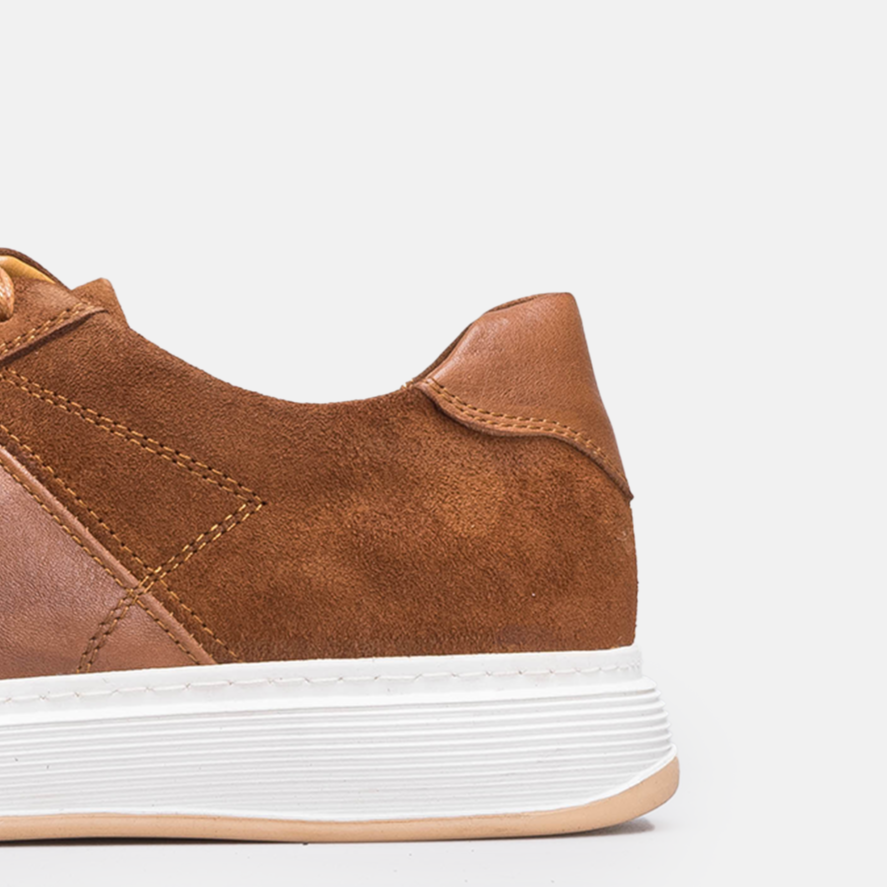 Volzak 7003 basket en daim Camel