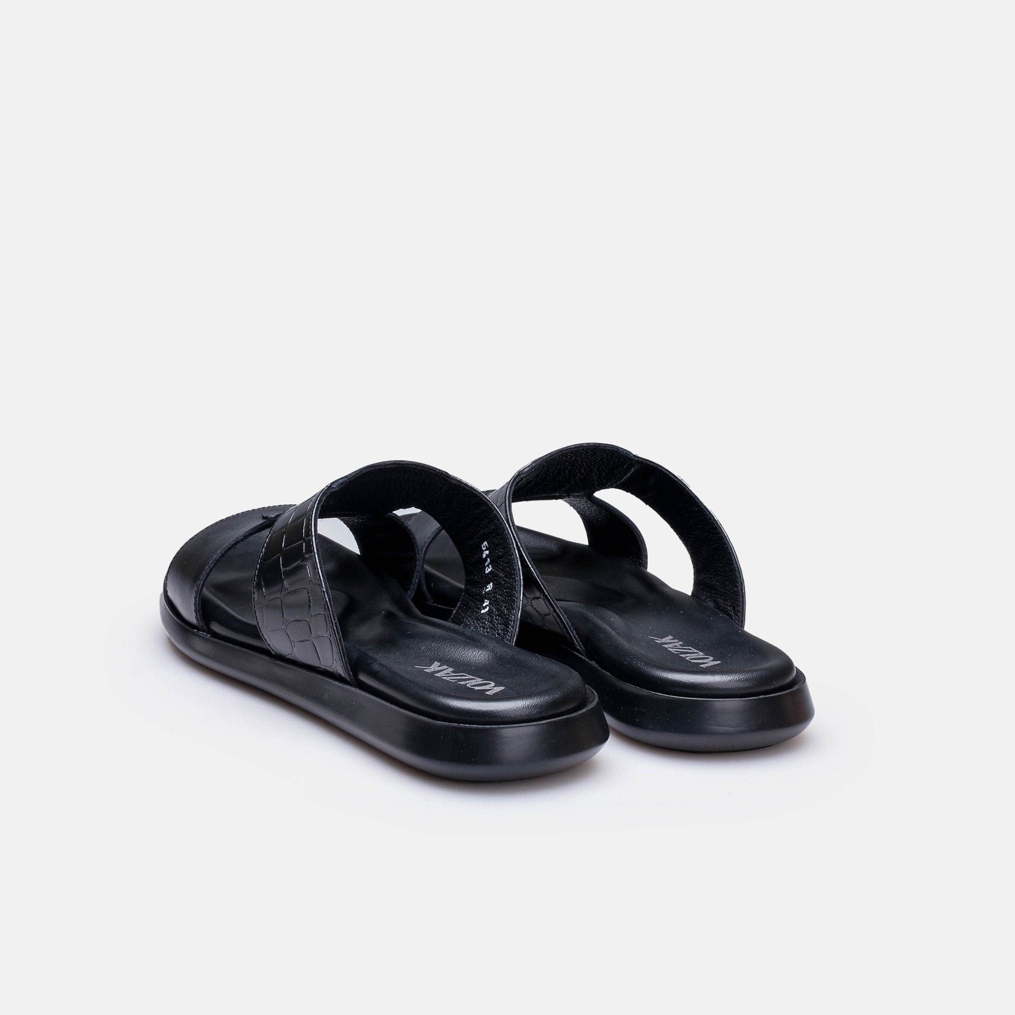 Volzak 5413 Sandale en cuir Noir
