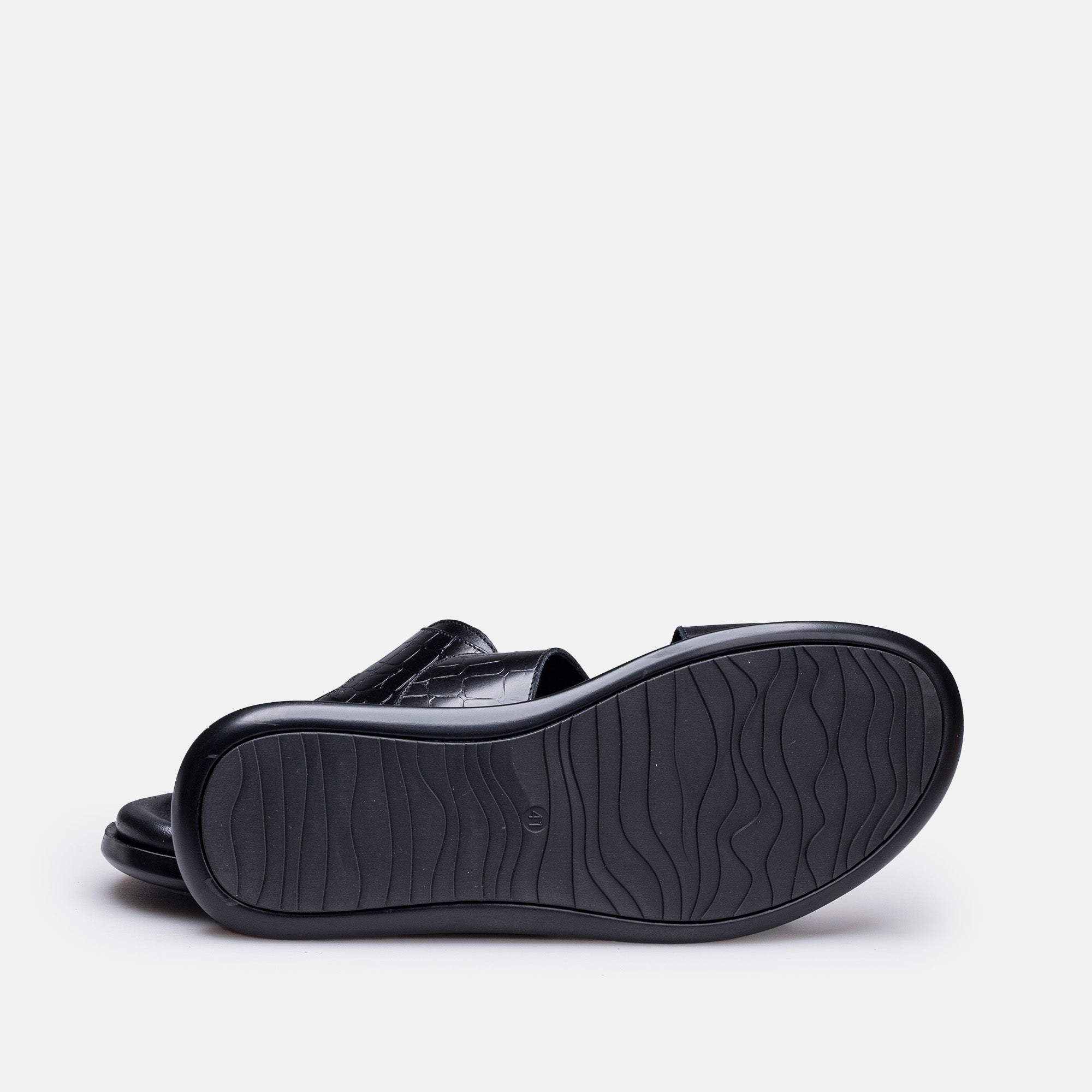 Volzak 5413 Sandale en cuir Noir