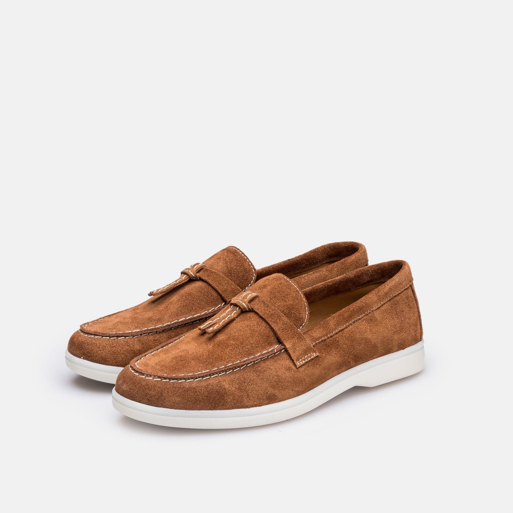 Volzak 1007 mocassin en daim Camel