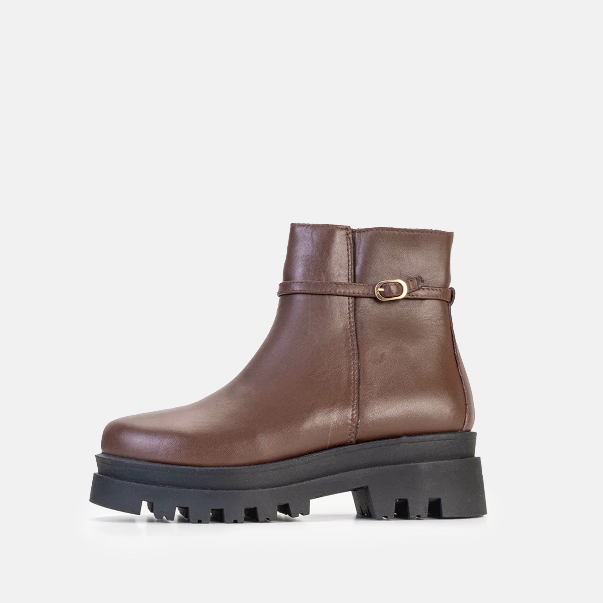 Volzak 3011 Bottine en cuir Marron