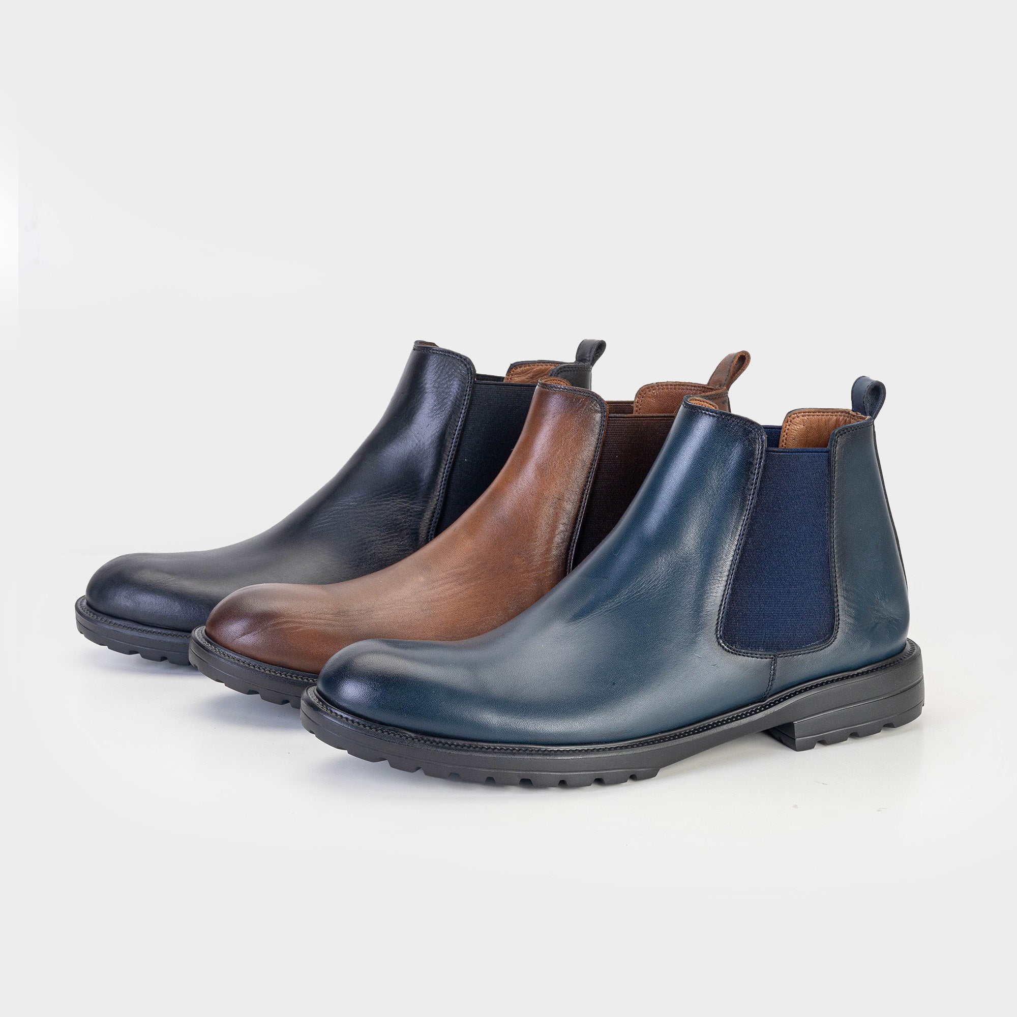 Volzak 5302 Bottine en cuir Bleu