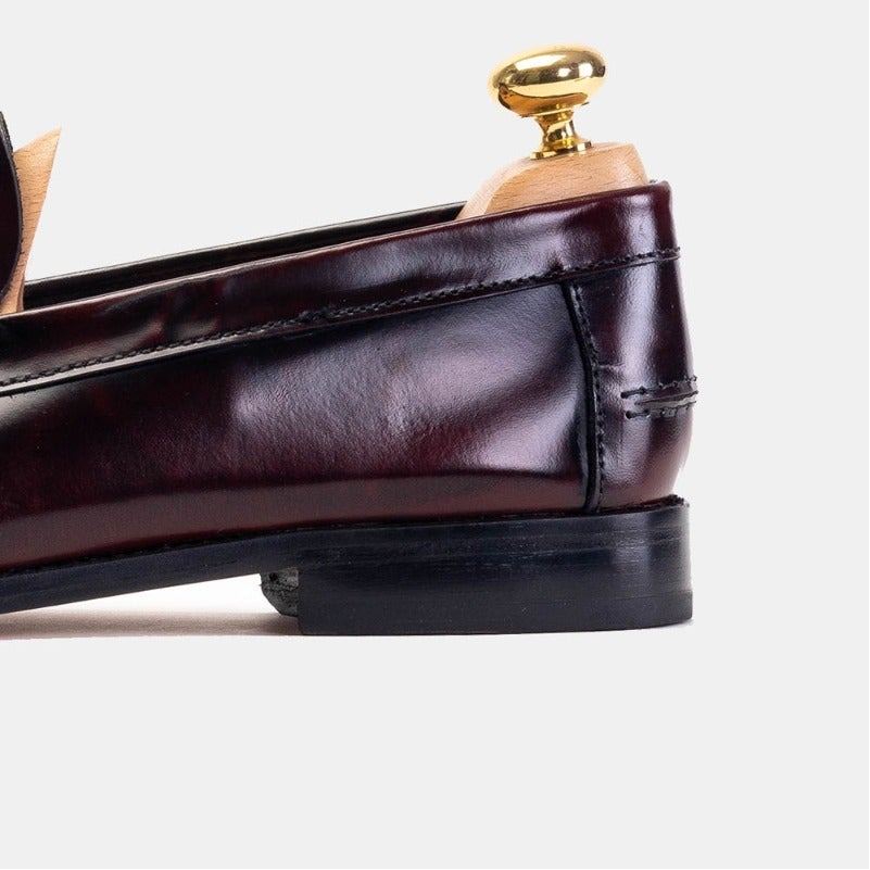 Volzak 315 Bordeaux Detachable Leather Penny Loafer