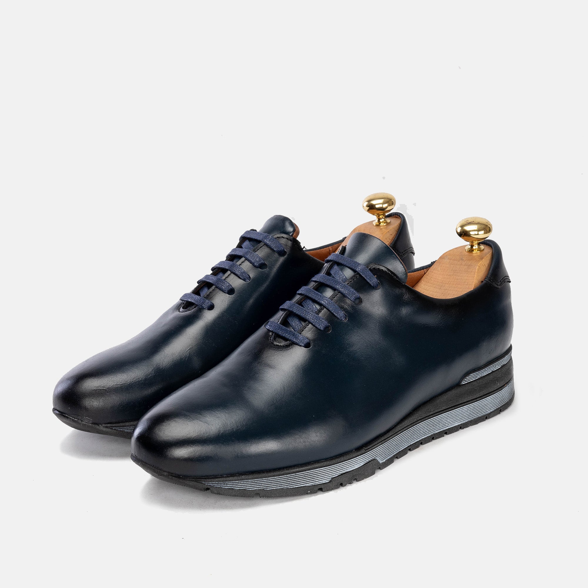 Volzak 5154 Basket en cuir Bleu