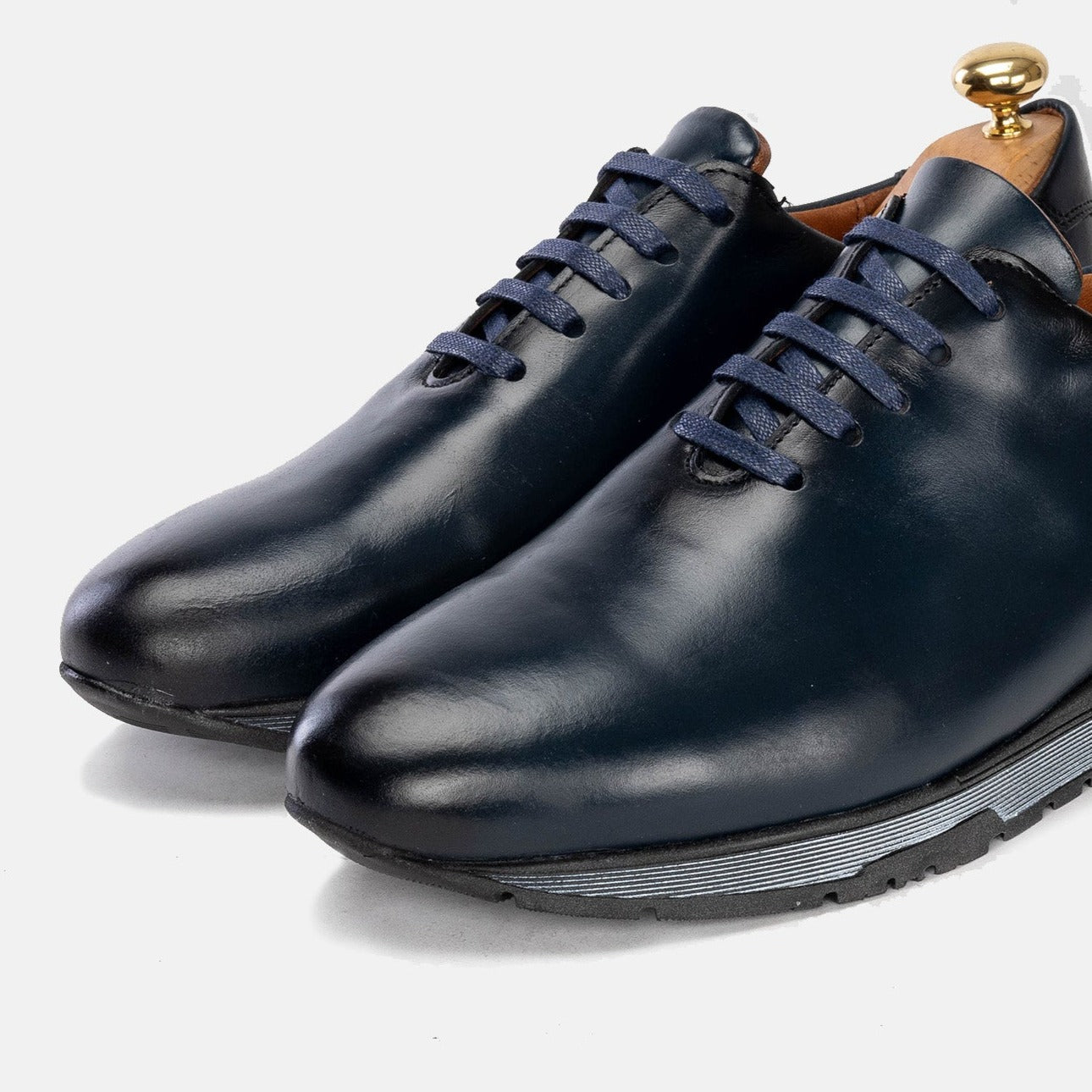 Volzak 5154 Basket en cuir Bleu