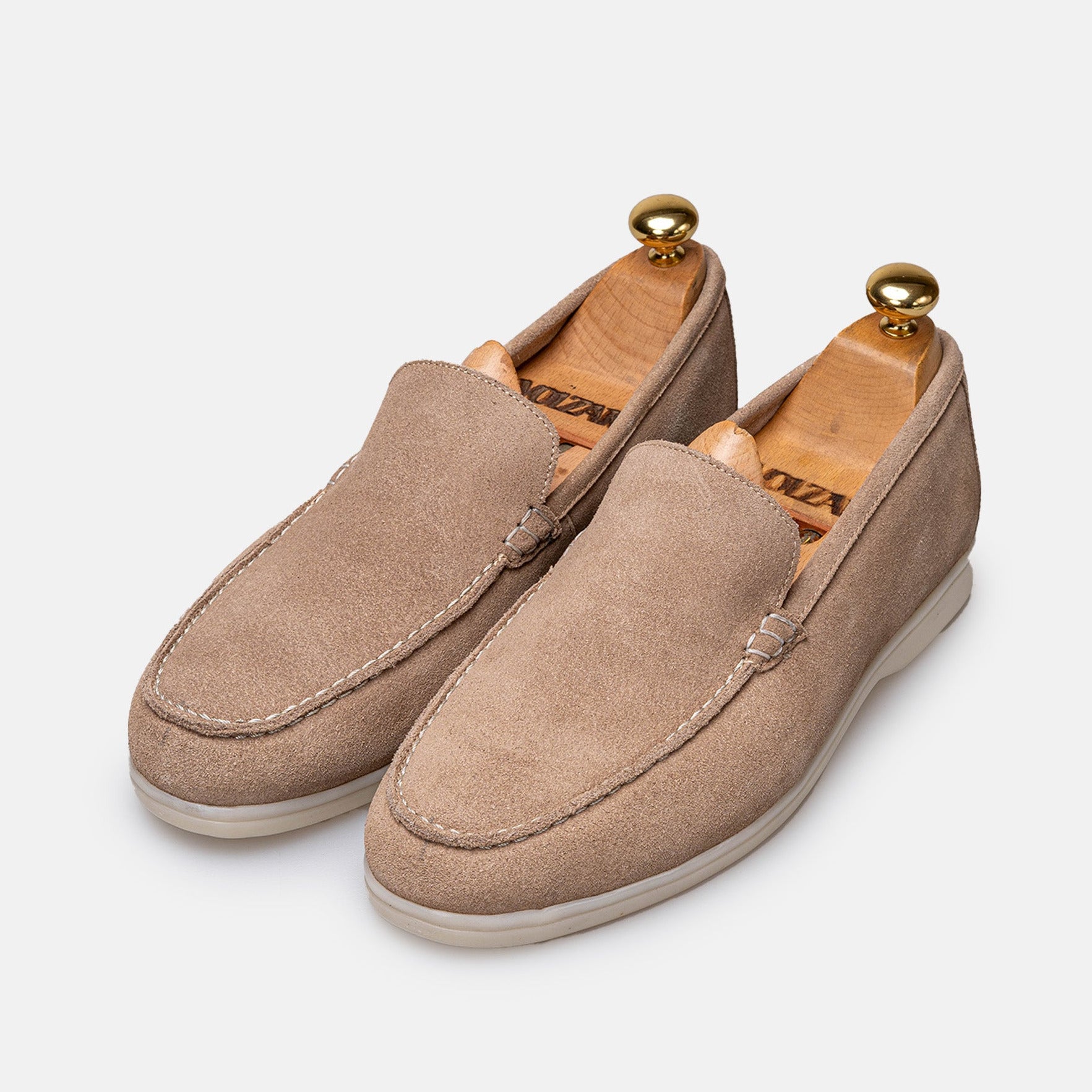 Volzak 3061 s Mocassin en daim Beige