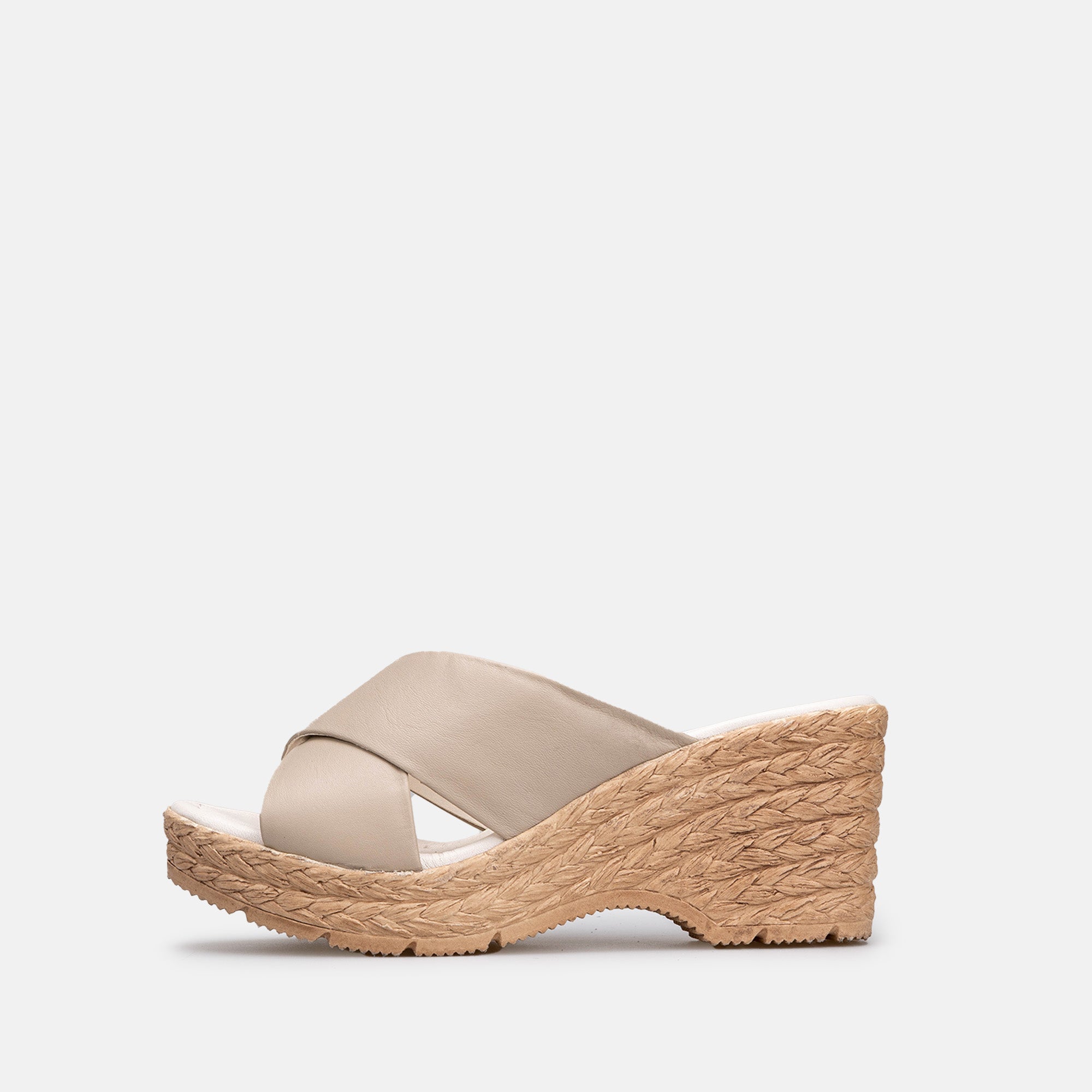 Volzak 149 Sandale en cuir Beige