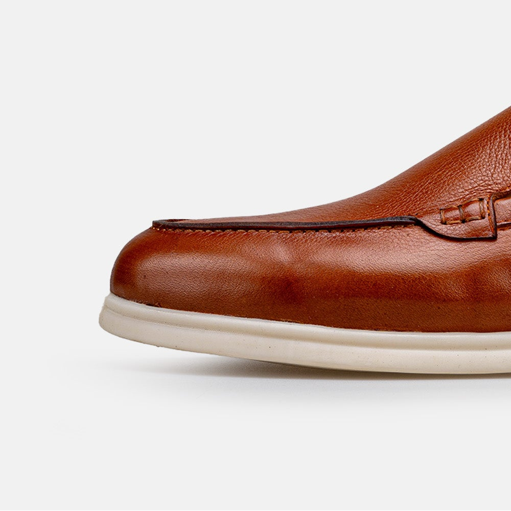 Volzak 3061 s Mocassin en cuir Camel