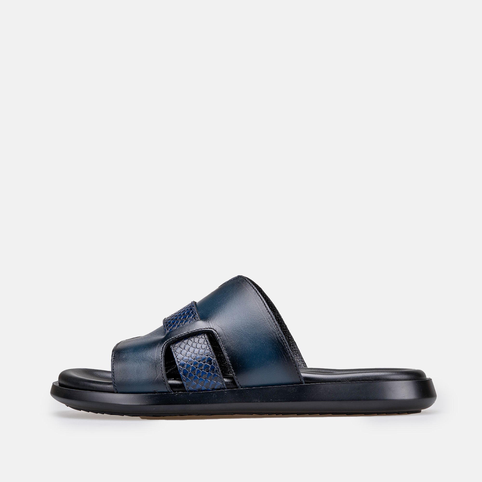 Volzak 5427 Sandale en cuir bleu