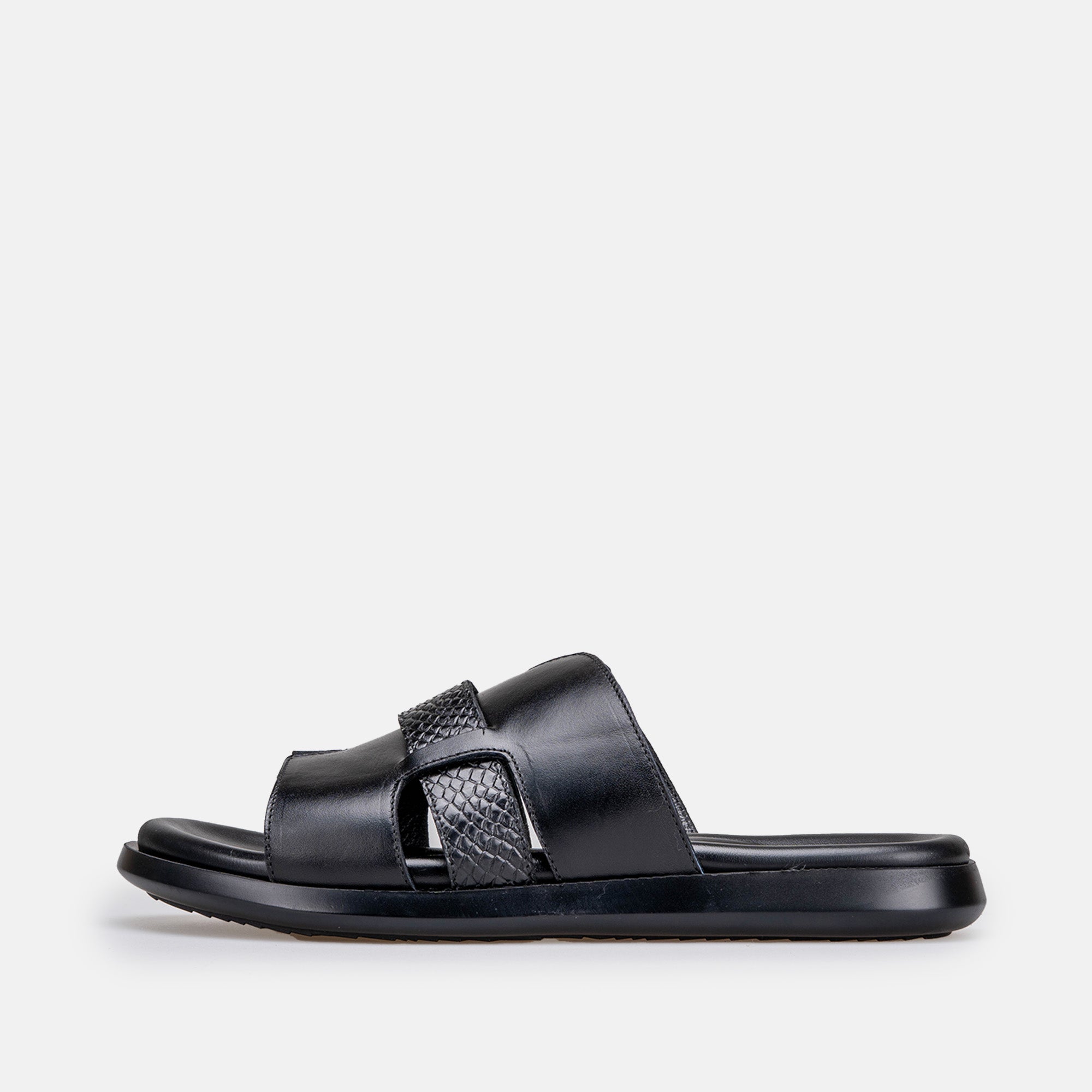 Volzak 5427 Sandale en cuir noir