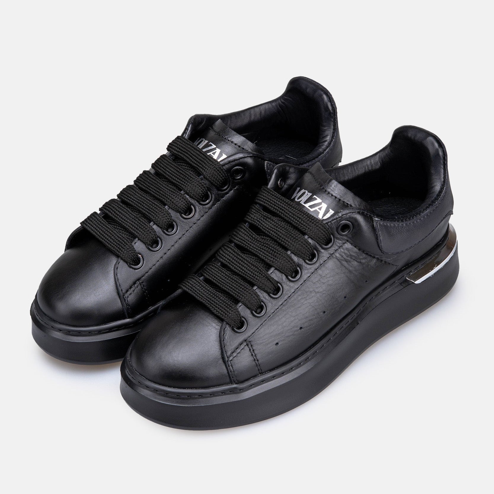 Volzak 2200 basket en cuir Noir