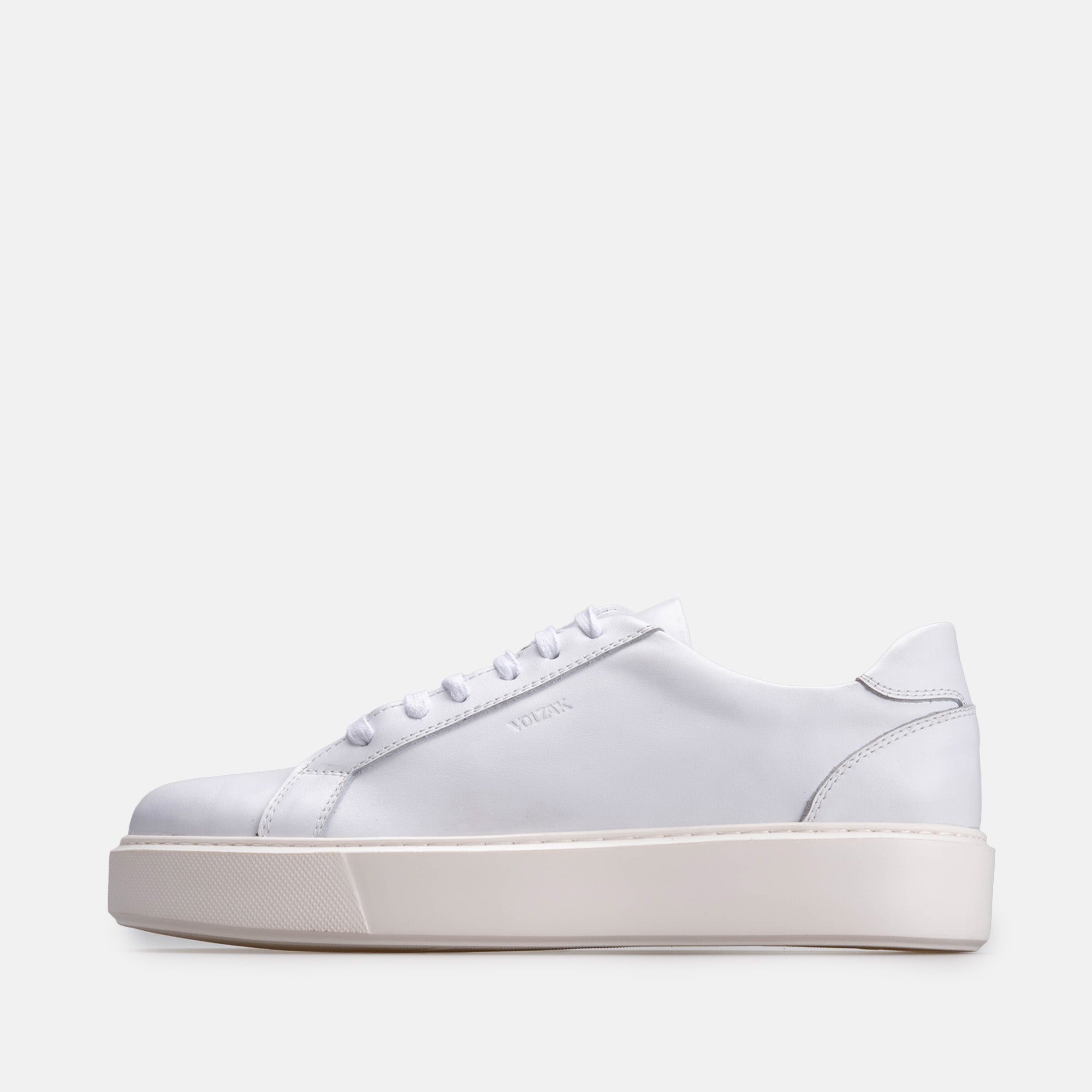 Volzak 6041 S Basket en cuir Blanc