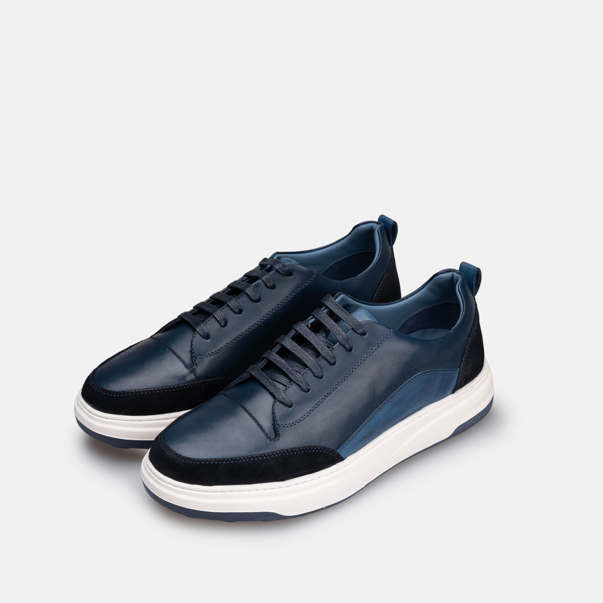 Volzak 6056 leather sneaker Blue