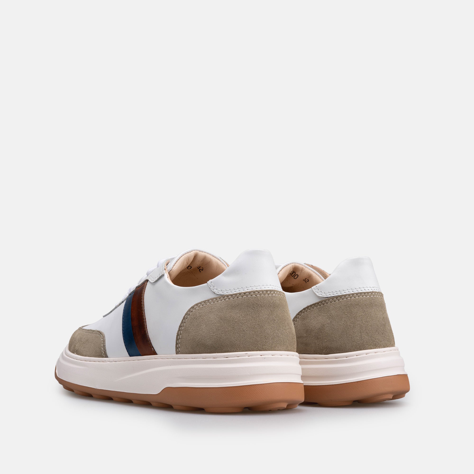 Volzak 7000 basket en cuir Blanc