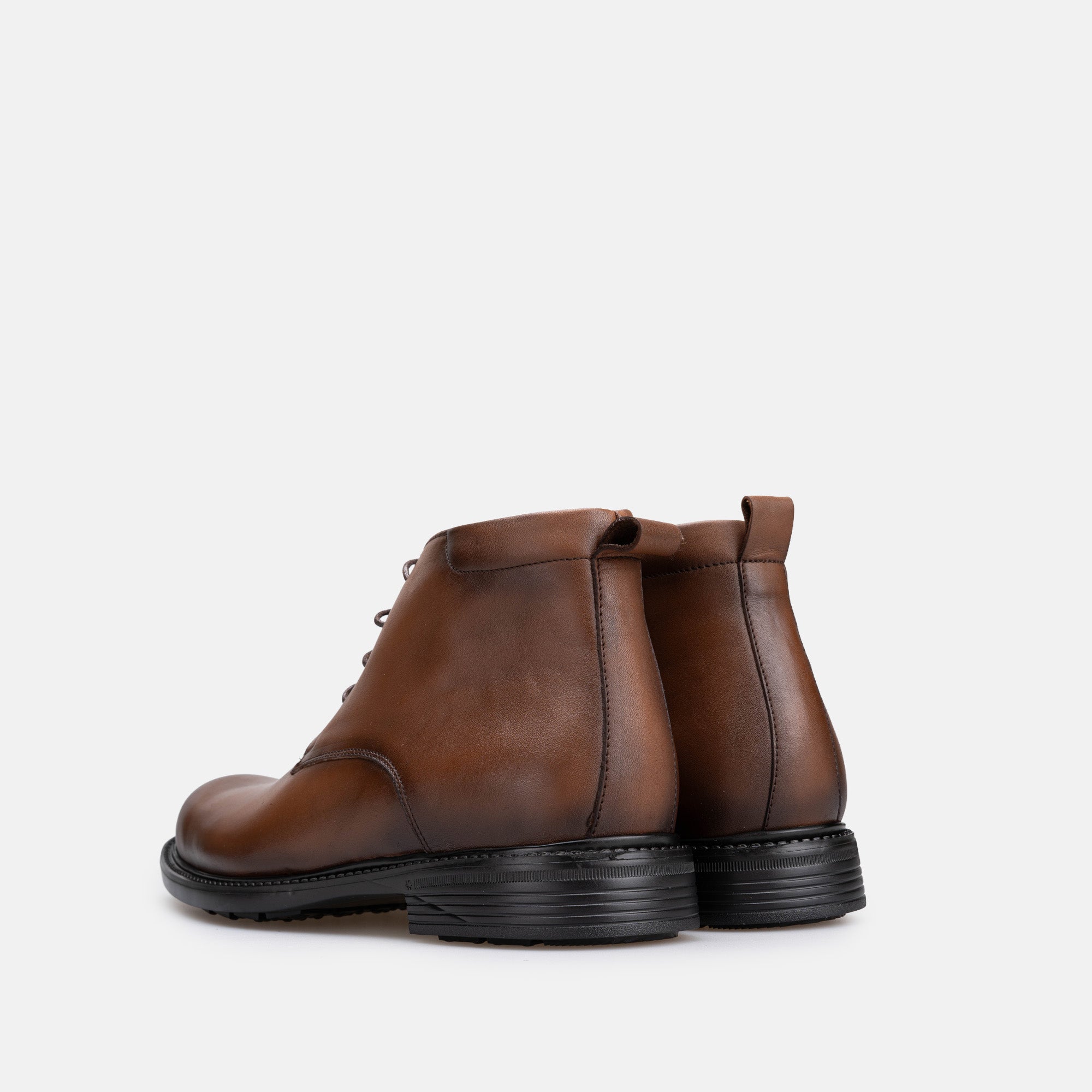 Volzak 5502 Bottine en cuir Marron Vintage