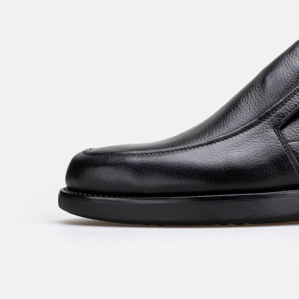 Volzak 5512 chaussure en cuir Noir Grainé