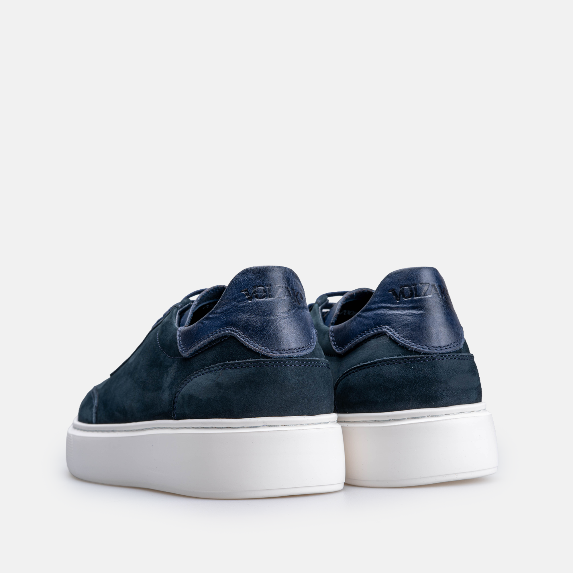 Volzak 7008 Basket en nubuck Bleu