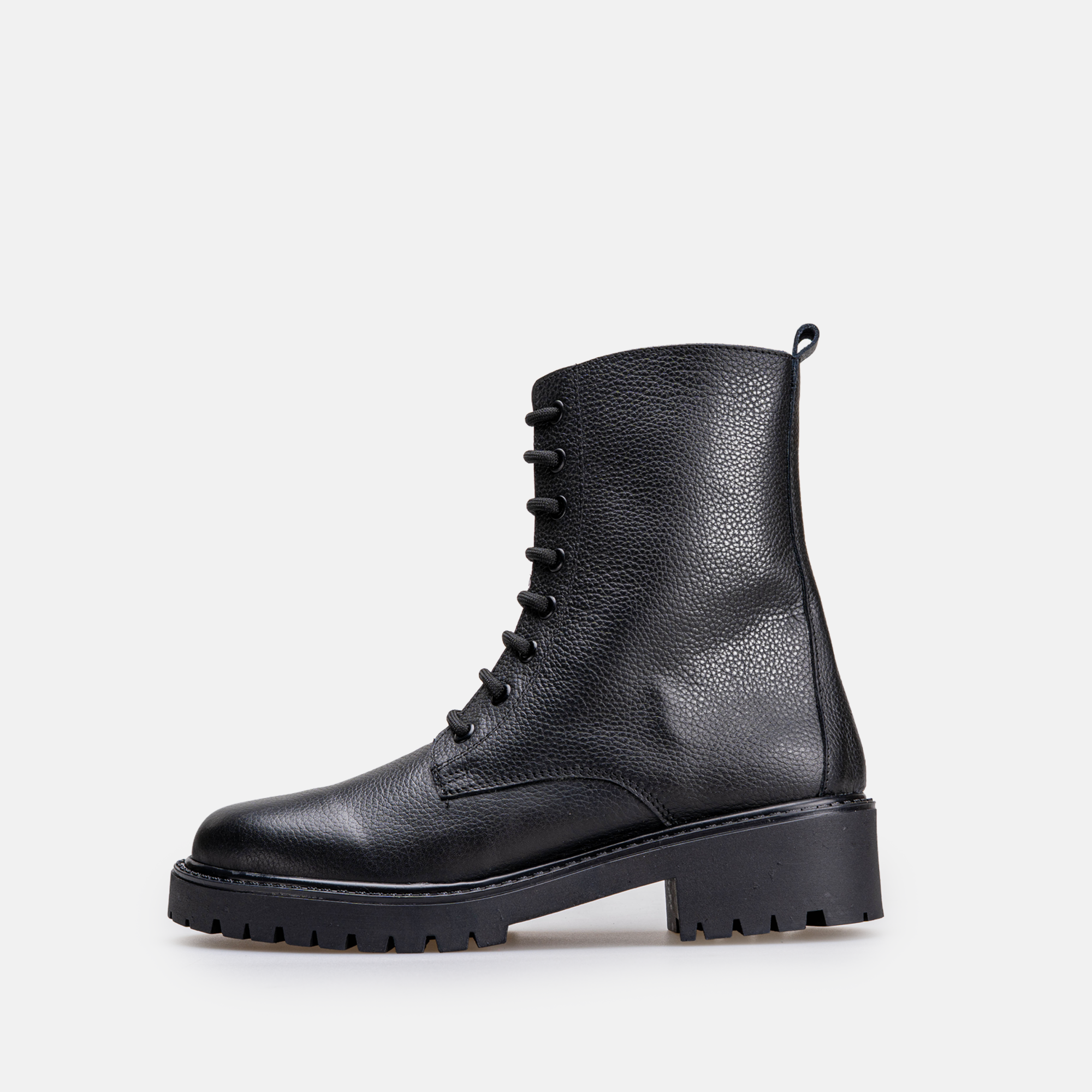 Volzak 4009 Bottine en cuir Noir Grainé