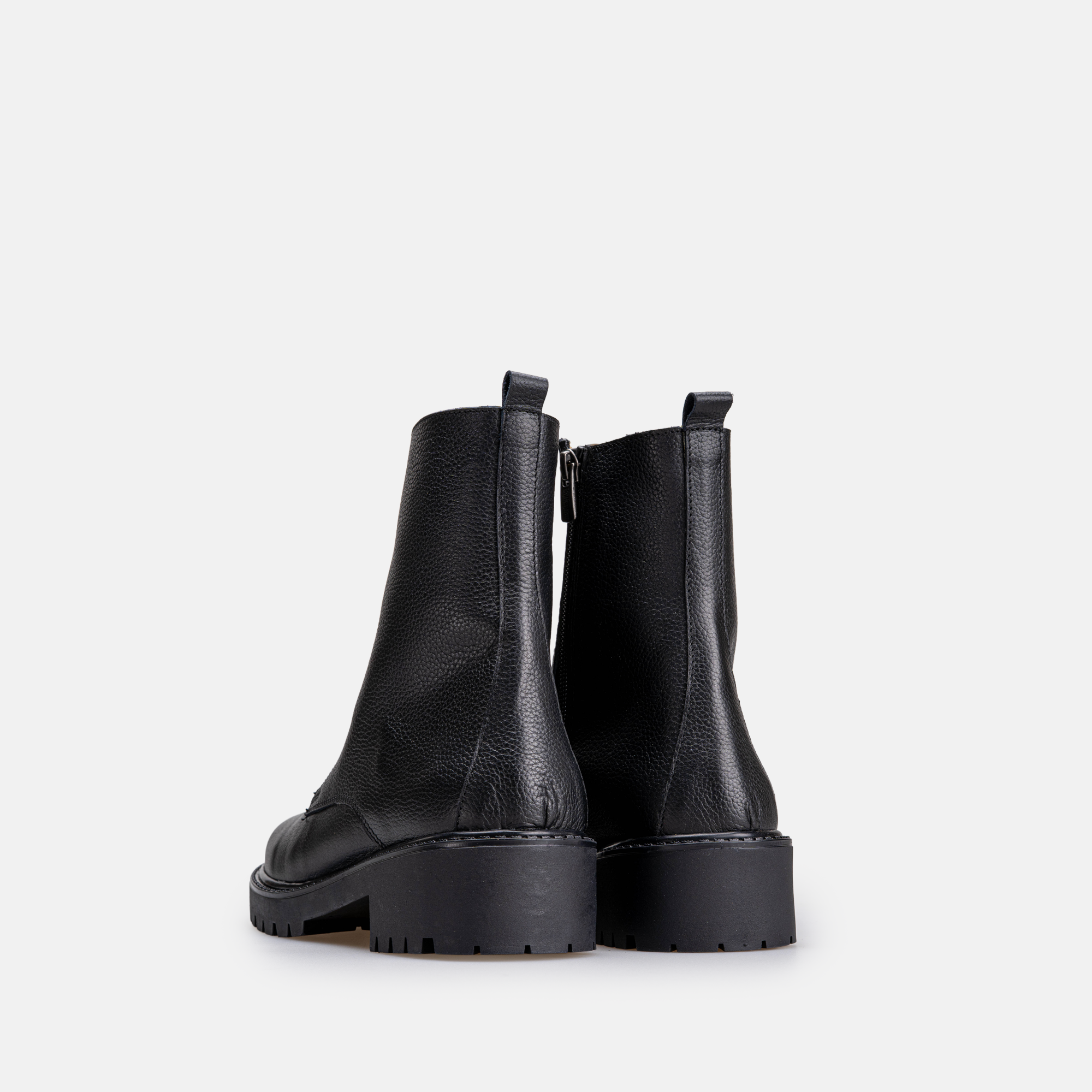 Volzak 4009 Bottine en cuir Noir Grainé