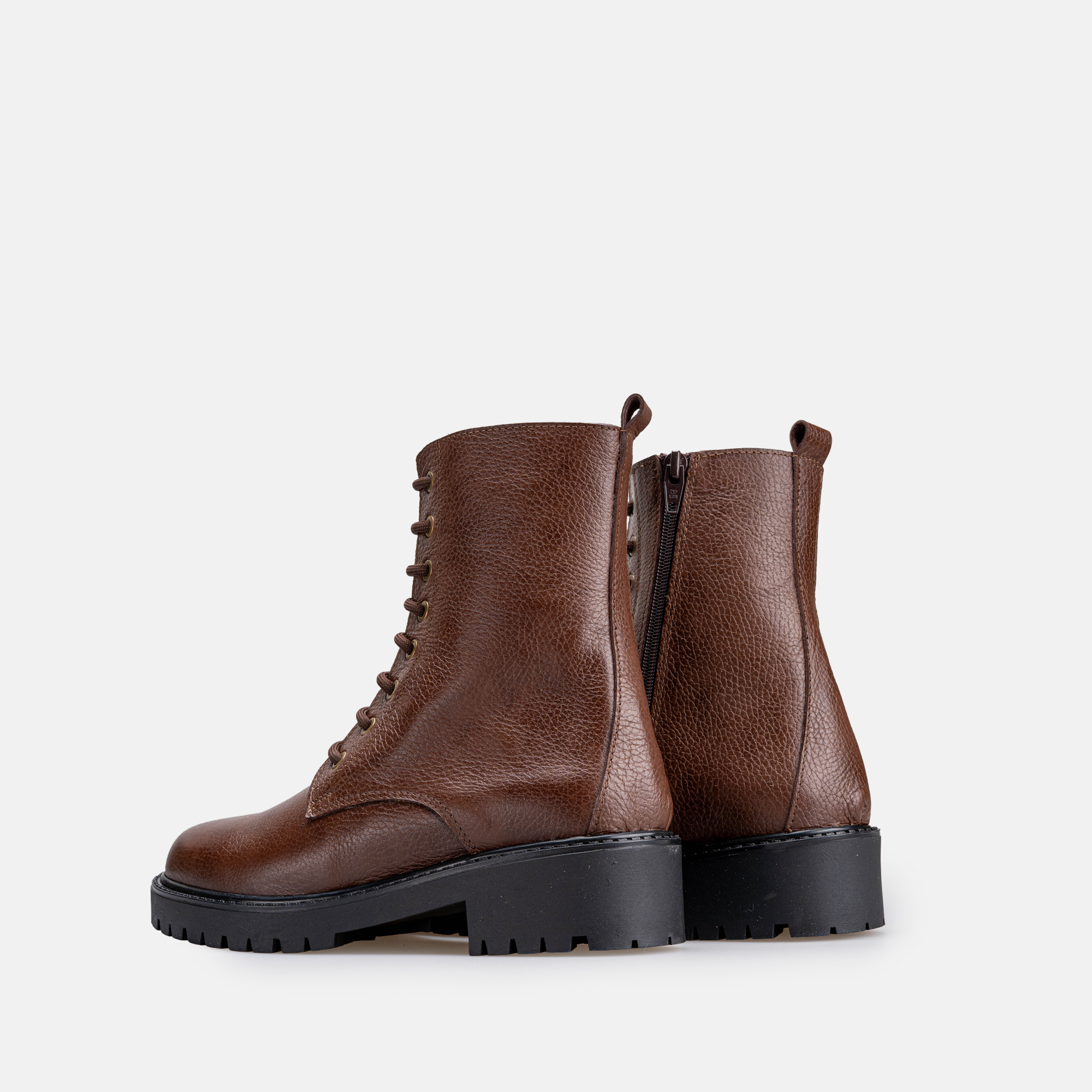 Volzak 4009 Bottine en cuir Marron Grainé