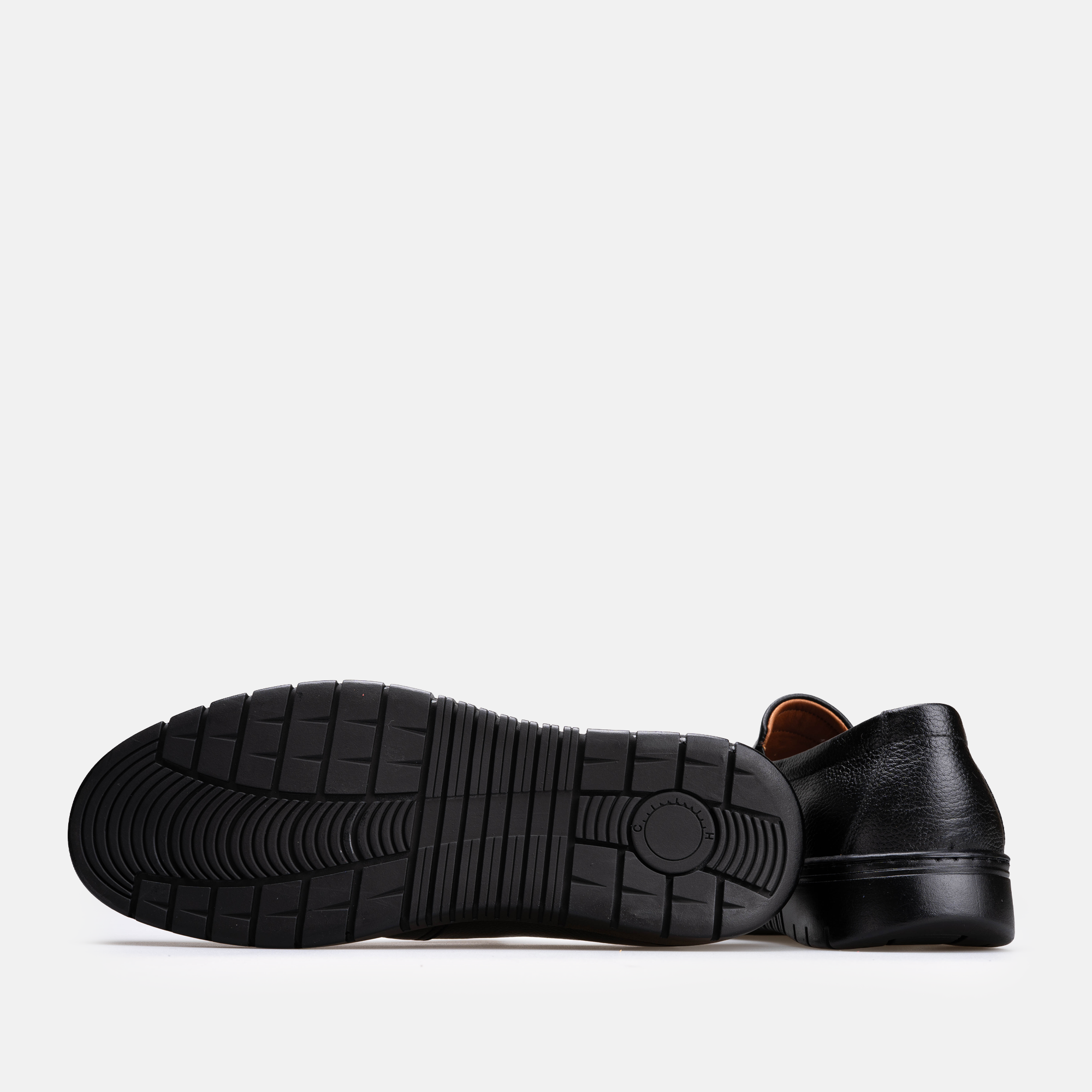 Volzak 5518 chaussure en cuir Noir Grainé