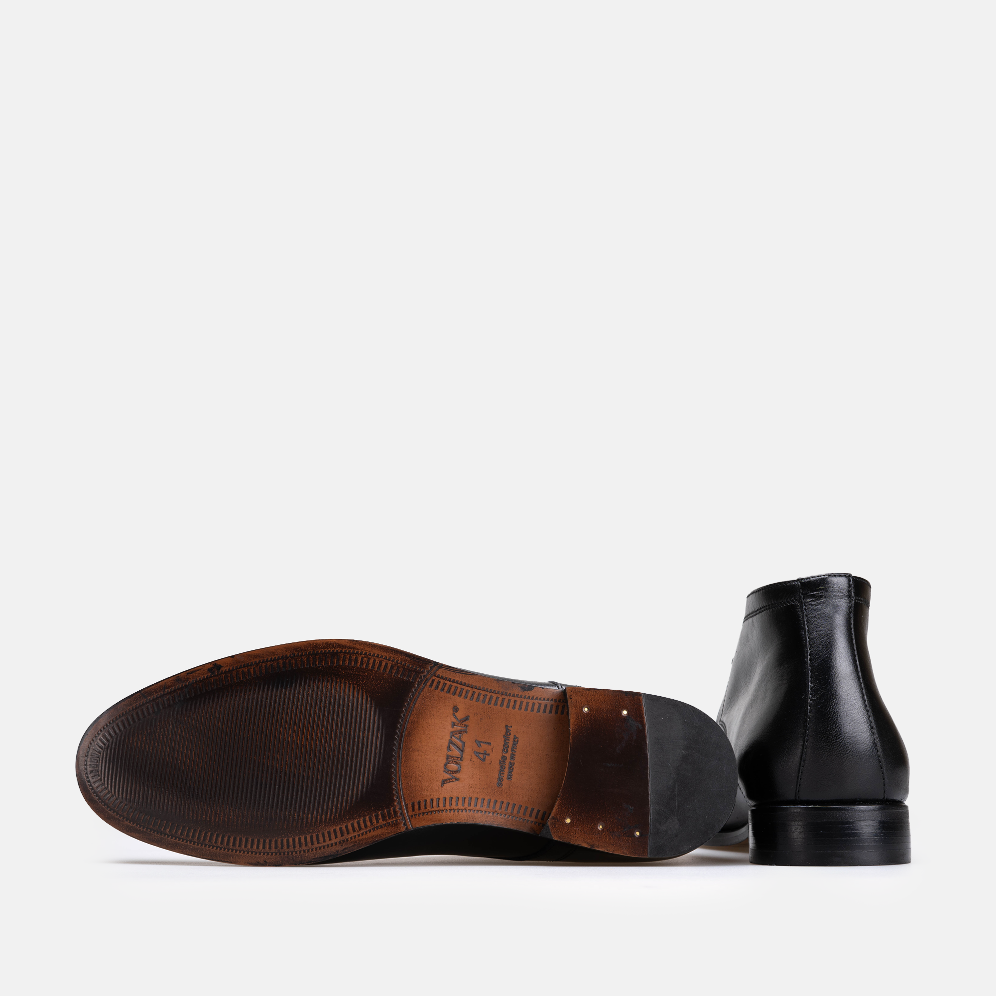 Volzak 5516 Bottine en cuir Noir