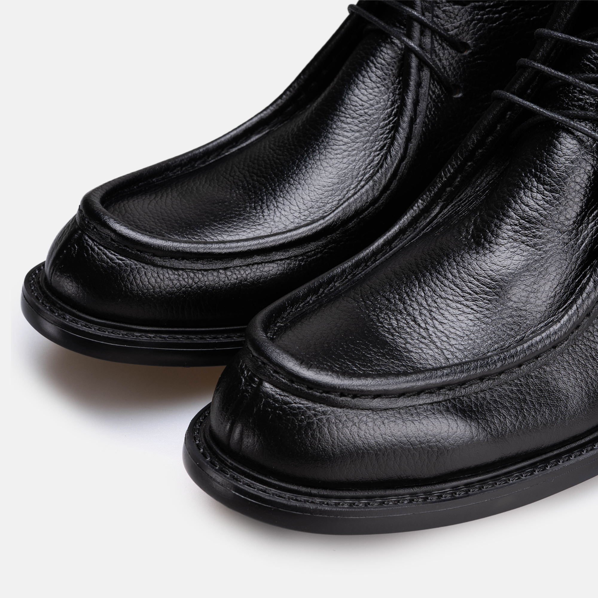 Volzak 5515 Bottine en cuir Noir Grainé