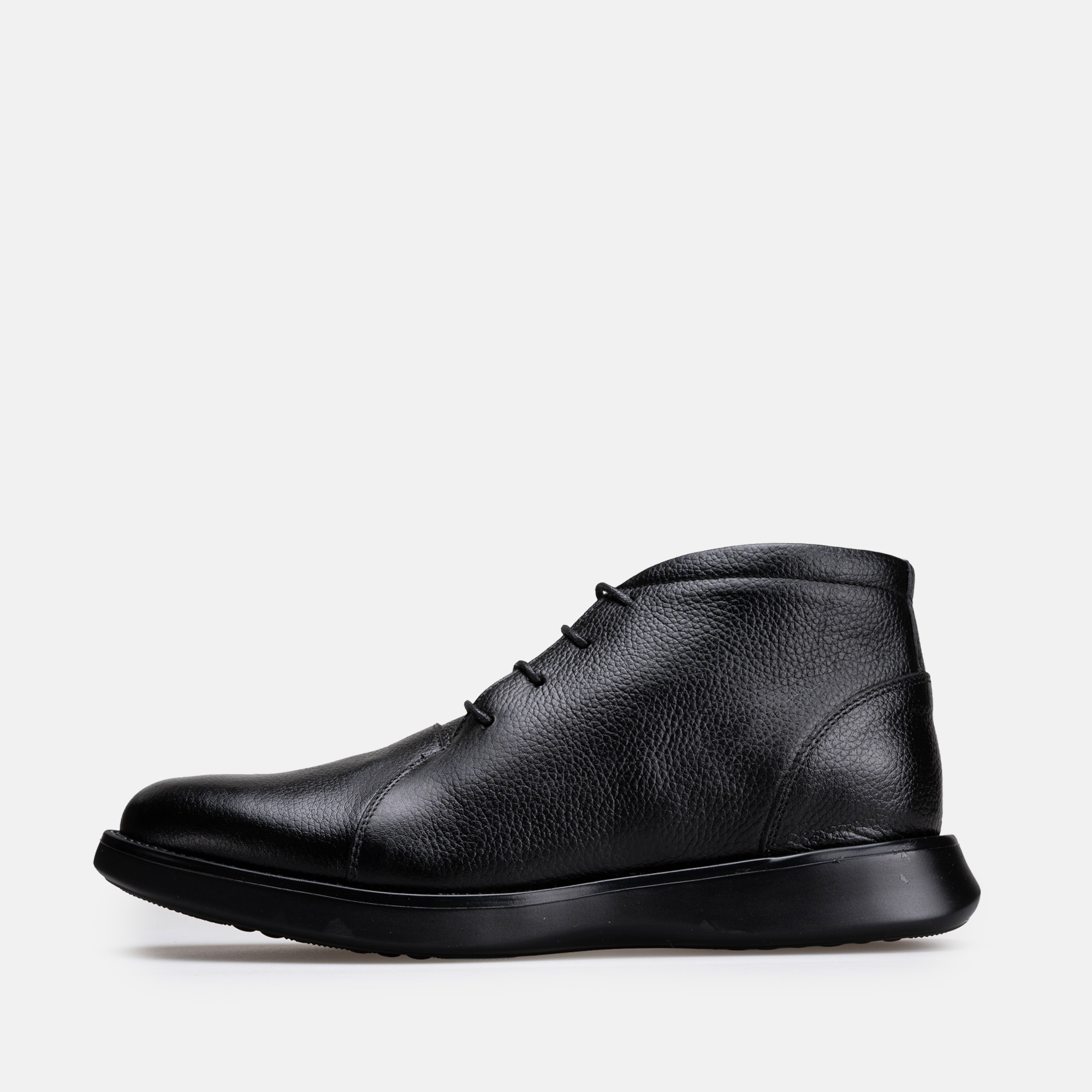 Volzak 5521 Bottine en cuir Noir Grainé